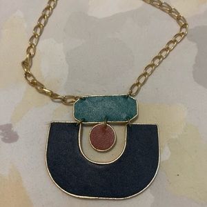 Gold Plated/Leather fashion jewelry